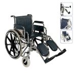 Medical Equipment Functional Steel Wheelchair 6-8
