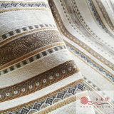 Heavy Jacquard Woven Stripe Chenille Sofa Curtain Fabrics
