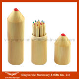 Popular Bullet Wooden Color Pencil for Promotion (VMP001)
