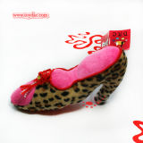 Red Plush Shoe Model Toy