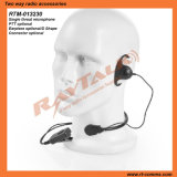 Throat Microphone with D Shape Earpiece (RTM-320130)