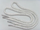 Glitter Metallic Yarn Insert Handle Rope with Transparent Plastic Tips