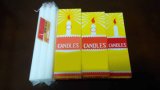 Dripless Smokeless Nontoxic White Paraffin Wax Church Candles