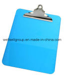 2.5mm Thick Plastic Clipboard with Metal Clip for Office Supply