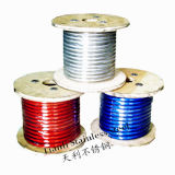 HDPE Coated Wire/ /PVC Plastic Coated Galvanized Steel Wire Rope/Stainless Steel Wire Rope