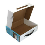 Color Printed Foldable Packaging Box Handle