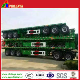 3 Axle Platform Flatbed Container Transport Truck Trailers
