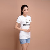 Real Madrid Women Soccer Jersey. White T-Shirt