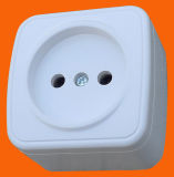 German Standard Wall Mounted Wall Socket Without Earth (S6009)