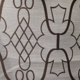 Linen Polyester Blend Geometric Sofa Fabric
