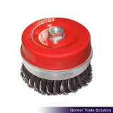 Knotted Twisted Steel Wire Cup Brush (LT06264)