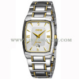 Fashion Japan Quartz Movement Wrist Watch (68054S-WG)