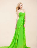 Green Elegant Chiffon Evening Dress for Party (OGT020E)