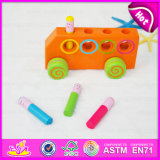 2015 Funny Play Colorful Wooden Car Toy for Kid, Mini Cheap Wooden Car Toy for Children, High Quality Wooden Toy Wholesale W04A147