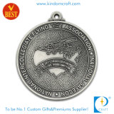 Hot Sale Antique Silver Souvenir Medal for Craft