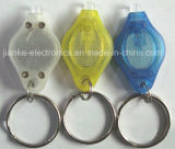 Plastic LED Torch Key Chain with Logo Printed (3032)