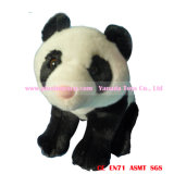 33cm Squating Simulation Plush Panda Toys
