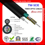 Gytc8s 12/24/72 Core Aerial Fiber Armour Optical Cable