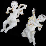 Porcelain Angel Figurine Series 2 (YH0614-1 YH0165-1 size: 10x7.2x18cm)
