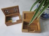 Bamboo Box Business Card Holder (QW-PGb20)
