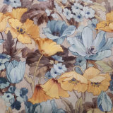 Digital Printed Velvet Flower Upholstery Fabric