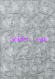 Taffta Tape Embridery Poly Mesh Full Pattern White Flower Dress Pd017