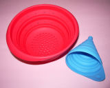 Silicone Collapsible Colander and Funnel