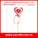 Valentine Decoration (ZY11S383-1) Heart Shape Valentine Flower
