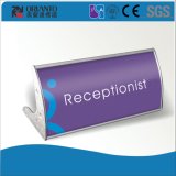Single Side Aluminium Paper Easy Changed Table Signage