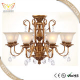 Indoor Lighting for Glass Bronze Classic Decoration Chandelier (MD7291)