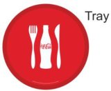Coca-Cola Tray Tableware Dinner Service Dinnerware Melamine Dinner Set