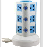 3 Layers American Electric Plug Socket with Retractable Cord