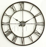 Vintage Style Metal Craft Wall Clock for Home Decoration