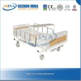 Cheap Three Function Manual Hospital Bed, ABS Headboards Medical Equipment (MINA-MB105-C)