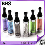 Best and Cheapest 2.4ml T2 Vaporizer Smoking with Different Colors