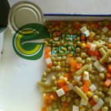 Canned Mixed Vegetables in Glass Jar/Tin