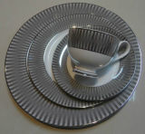 Silver Decoration&Fringe Design of Cup and Saucer Set K9806-Y3