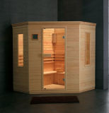 Dry Sauna Room for 3 People Equipped with Heater