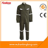 Breathable Cotton Coverall with Reflective Tape