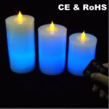 Colorful Change Remote Control Flashing Candle