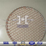 Round Chain-Link Barbecue Grill Netting