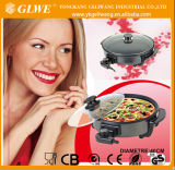 Electric Pizza Pan/Fry Pan/Cooking Non-Sticked Pan