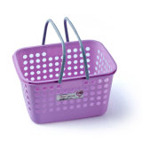 Plastic Storage Basket with Handle (6404)