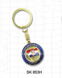 Croatia Flag Zinc Alloy Key Chain for Souvenir (SK853H)
