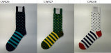 Good Quality Dots and Strips Custom Socks