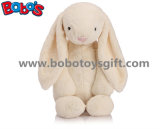 Beige Cuddly Plush Stuffed Bunny Animal Toy with Big Ear as Promotional Gift