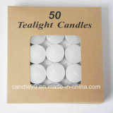 Dripless White Tealight Candles in Aluminum Cups