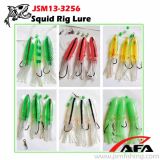 2014 New Colorful Squid Soft Baits Rig, Sea Rig Fishing Lures, Squid Lure with Hook Jsm13-3256
