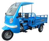 Semi Cabin, Triciclo, Tricar, Triporteur, Tricycle with Passenger Seat Cargo, Loading Roof to Prevent From Rain and Sunshine