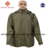 Waterproof Man's Long Rain Jacket / Raincoat Workwear